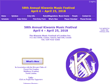 Tablet Screenshot of kiwanismusicfestivallondon.com